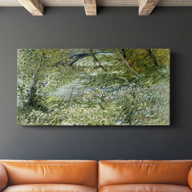 Série paysage - CMXV - Toile tendue avec châssis - Prêt à accrocher, H 16 po x l 32 po