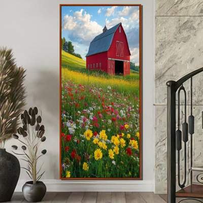 Barnyard In Full Bloom III - ferme, reproduction sur toile