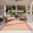 Arneshia Striped Terracotta/ Beige Indoor / Outdoor Area Indoor/Outdoor Area Rug-165246319