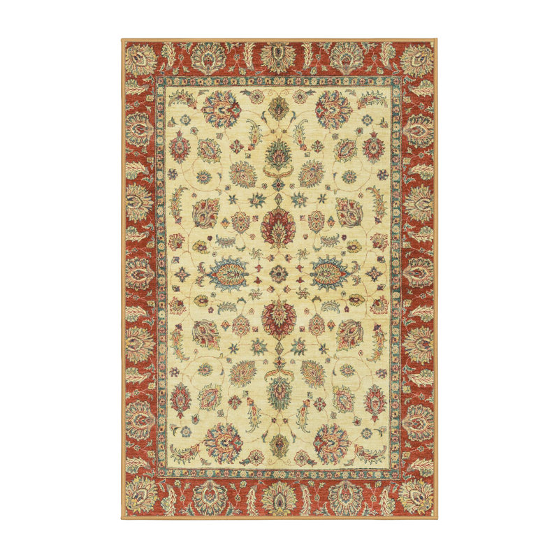 Oriental Indoor Rug, Rectangle 5' x 8'