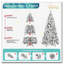 9FT Flocked Christmas Tree-29275617-29275618
