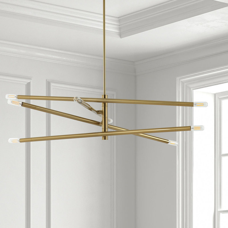 Waubun 8 - Light Dimmable Sputnik Chandelier