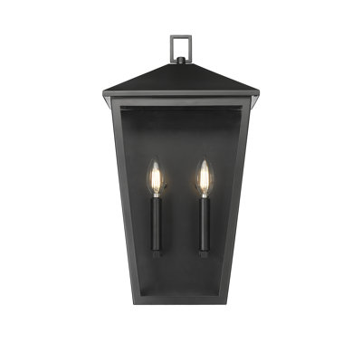 Cardona 1-Light Outdoor Wall Sconce - Powder Coated Black