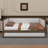 Full Size Upholstered Daybed With Smooth - Pull Out Trundle