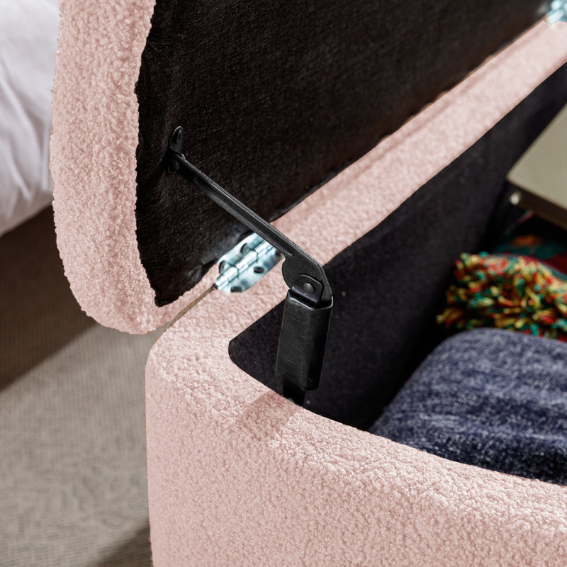 Banc de rangement Emzy, Bleu