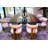 Abruzzo Walnut Metal Base Dining Table-88070092