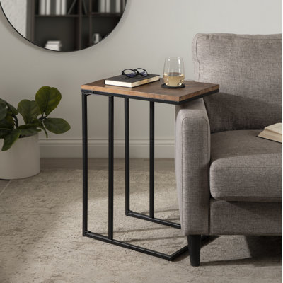 Solid Wood Top End Table