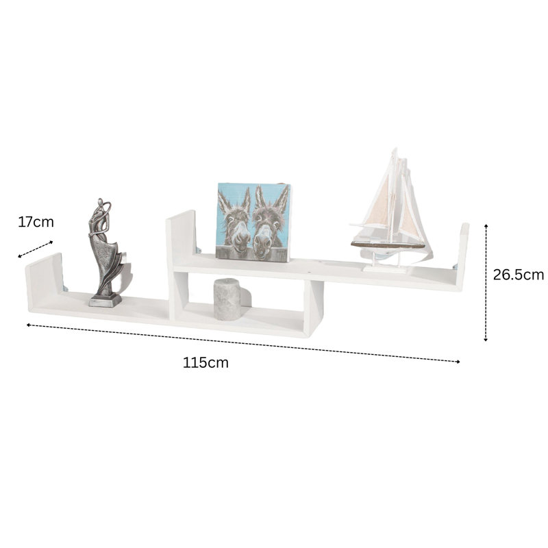 Floating Shelf, White
