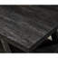 Table basse en bois répliqué gris anthracite avec rangement supplémentaire