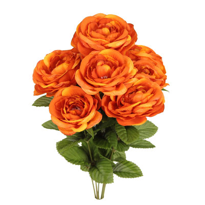 Ensemble de 8 renoncule à fleurs artificielles