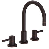 East Linear Widespread Bathroom Faucet with Drain Assembly