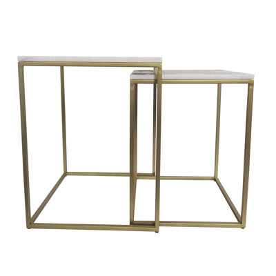 Kyriacos Marble Top Nesting Tables