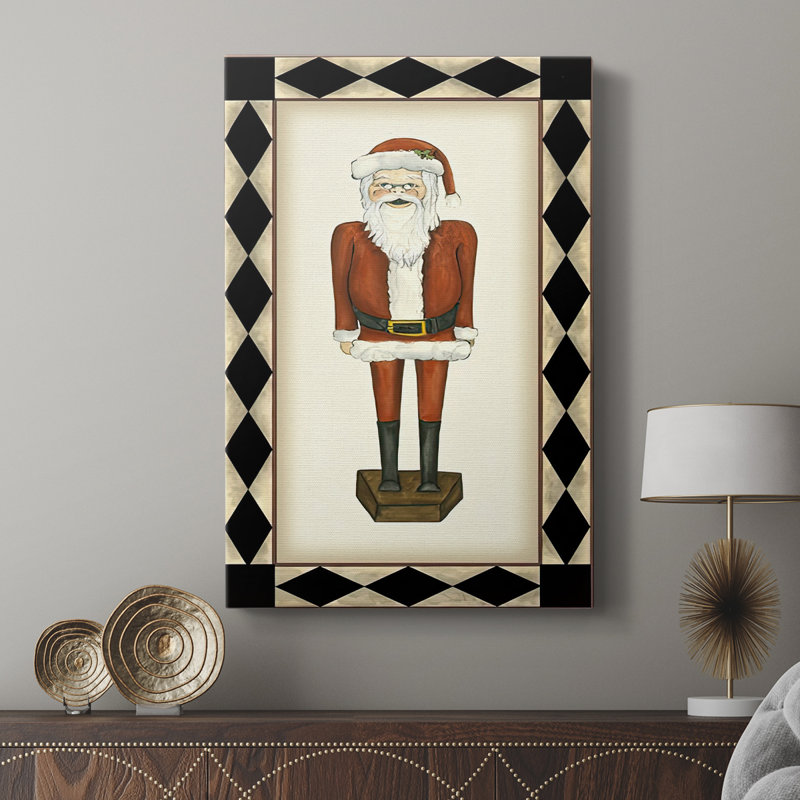 Jolly Santa - galerie Cavas sur mesure, H 18 po x l 12 po