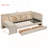 Versatile Upholstered Daybed with Multiple Storage Options and Side Table-2074229694