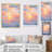 " Blue Peach Interlocking Perspectives "-649023148-649023139