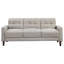 Harvey Beige 2-Piece Upholstered Tufted Sofa Set