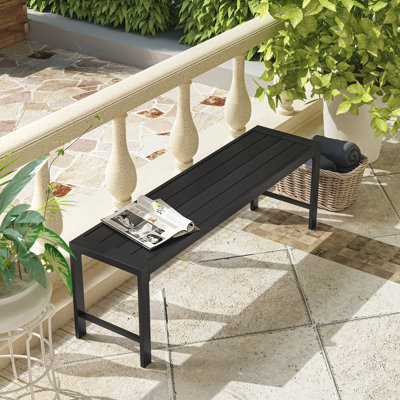 Banc d'extérieur en métal Doneta