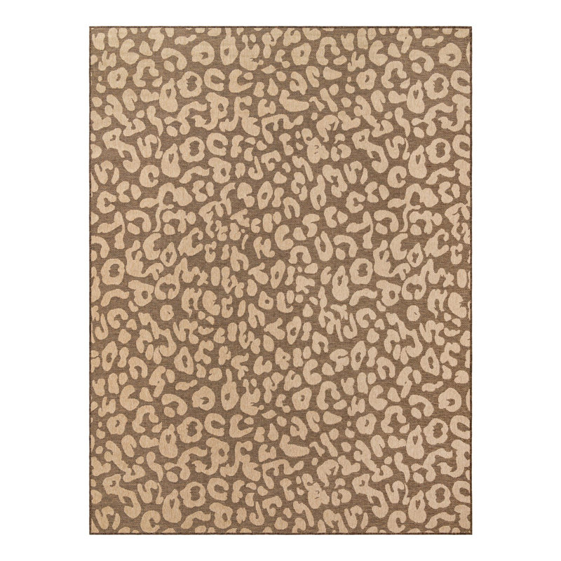 Animal Print Indoor Rug, Rectangle 9'2" x 12'