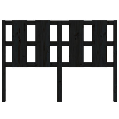 17 Stories Bed Headboard Solid Wood Pine