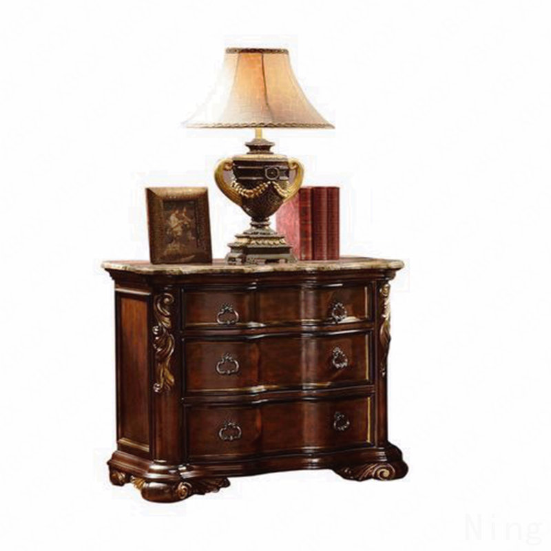 Table de chevet traditionnelle, bois