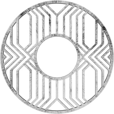 Médaillon de plafond 40 po x 40 po x P 14 5/8 po x P 1 po Empire
