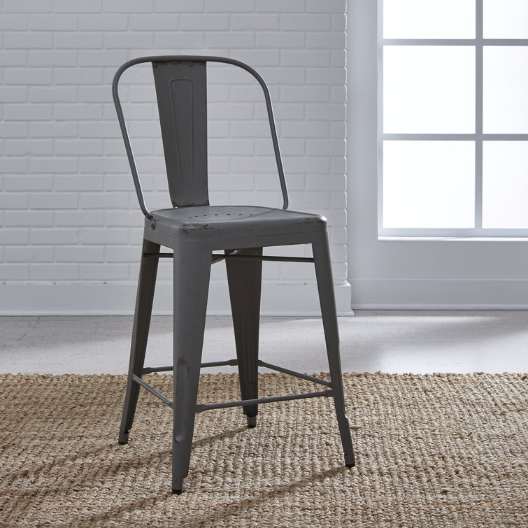 Jamil Counter Stool with Metal Frame