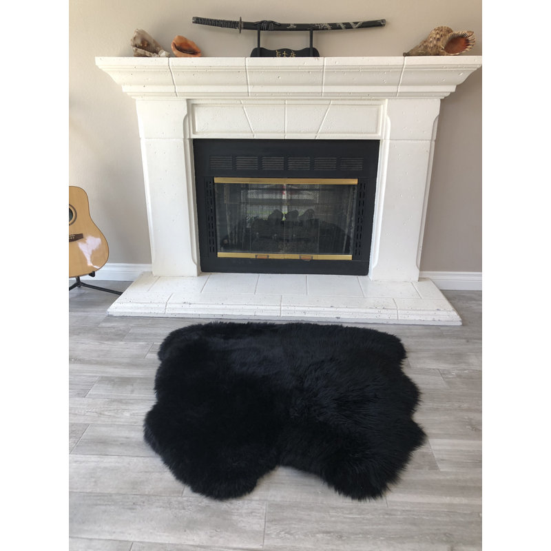 Amaranta Performance Sheepskin Indoor Rug, Novelty 3' x 3'6"