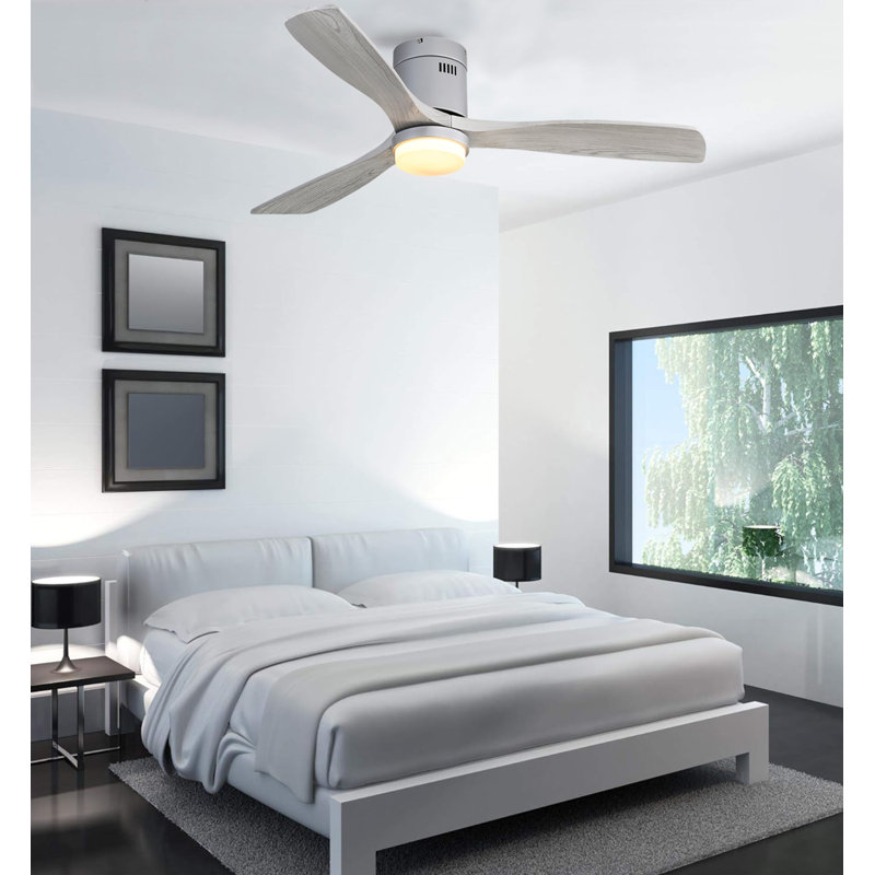 52 - Ventilateur de plafond, Gris, Gris