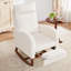 Chaise berçante avec repose-pieds Teedy