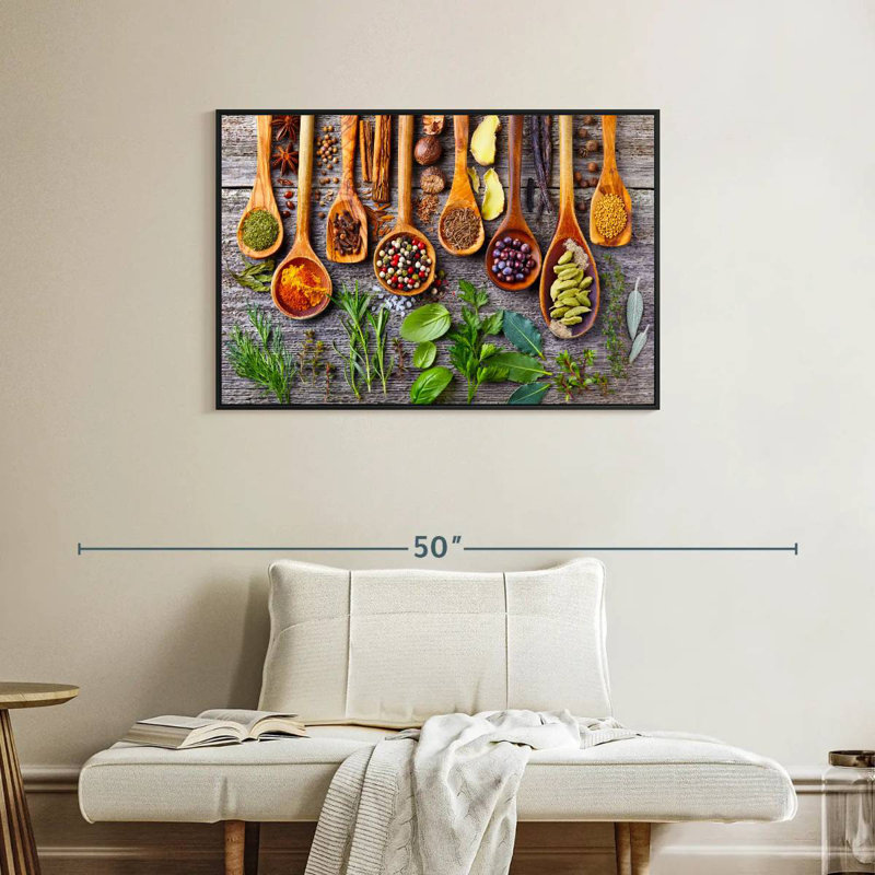 Yarlin Herbs And Spices, 25" H x 37" W