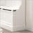 Entryway Bench with Standing Coat Rack, Shoe Storage, and 5 Hooks