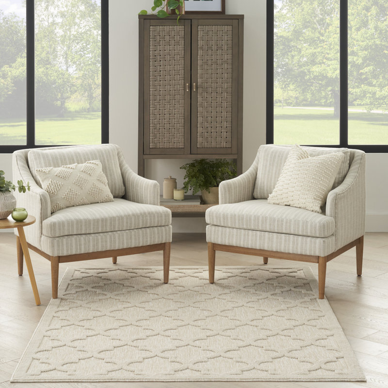 Tapis intérieur / extérieur rectangulaire Monita, Rectangle 6 pi x 9 pi