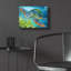 «Sea Turtle» par Tim Jeffs, art mural acrylique, 16 po x 12 po