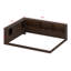 Lit de jour avec tablettes de rangement intégrées, ports de chargement USB et éclairage DEL - Mobilier de salon multifonctionnel-726451863