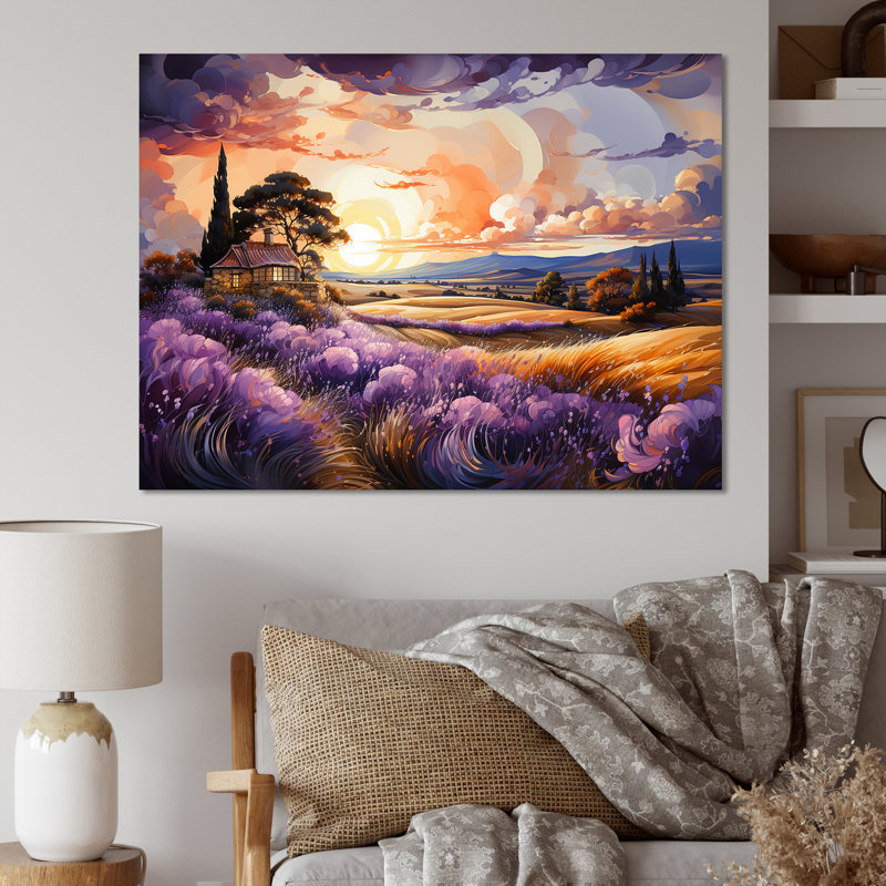 Toscane, charme campagnard en Italie, Toile tendue, H 24 po x l 32 po