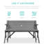 Table de pique-nique / banc de jardin-1044214225
