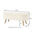 Banc de rangement avec repose-pieds ovale Luxury-131454023