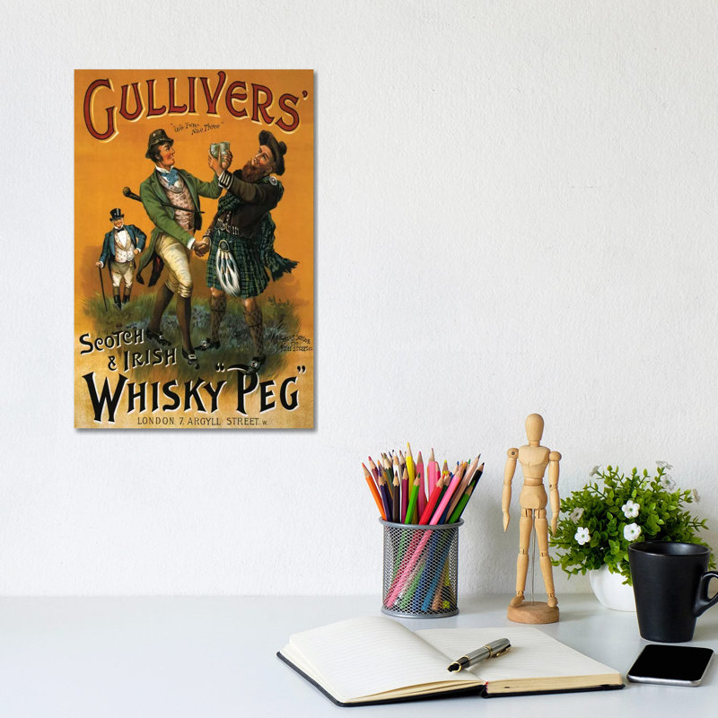1899 Gulliver's 'Scotch Gravy' Advert 1 Piece Wrapped Canvas Wall Art, 30.48cm H x 20.32cm W