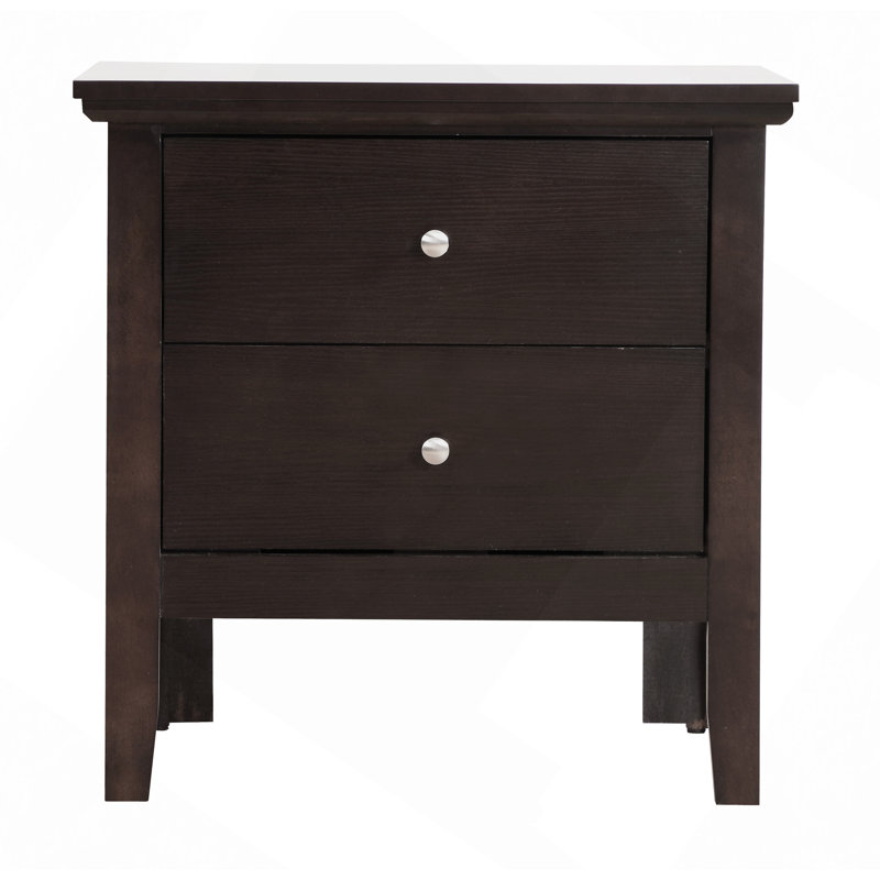 Table de chevet chic avec tiroirs de rangement