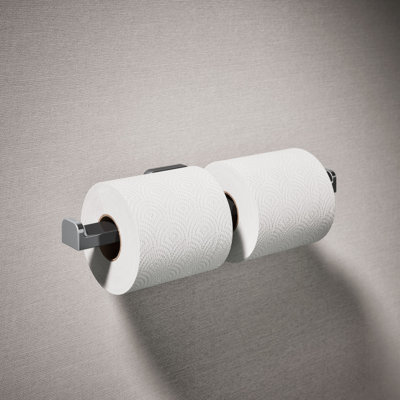 Parallel Double Toilet Paper Holder