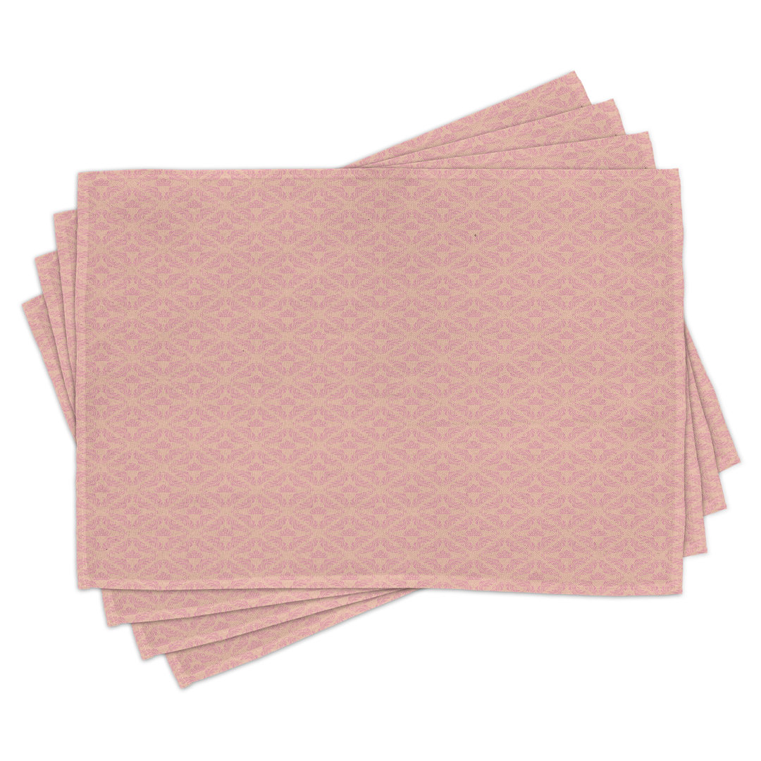 Platzmatten, Braut Soft-Hochzeit, Pfirsich, Pfirsich Rosa