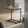 Gilsum Wood C Table End Table with Metal Base for Sofa, Bed Side