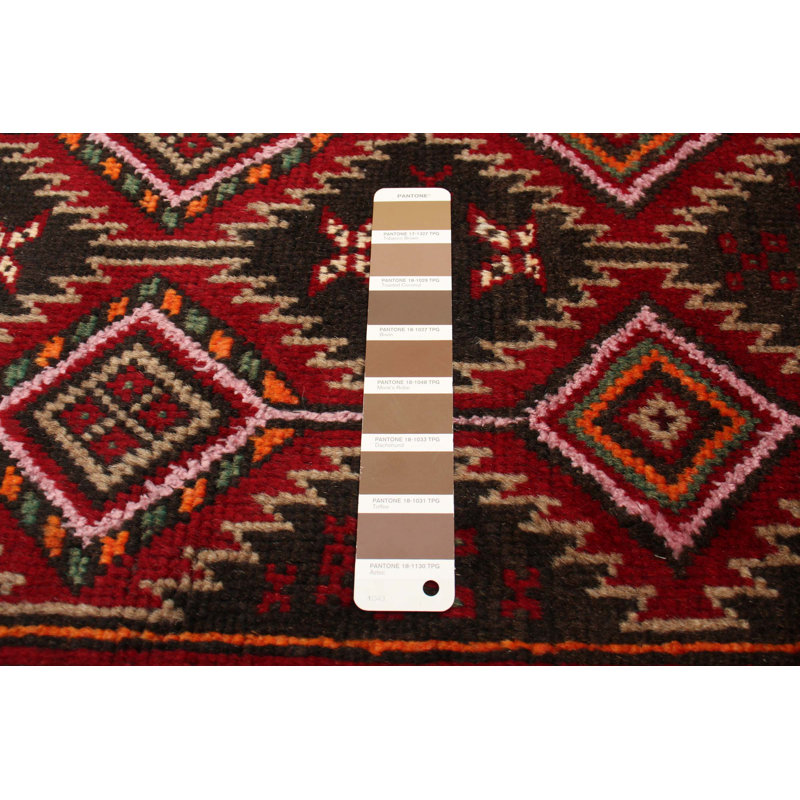 Tapis brun foncé Royal Baluch 3 pi 3 po x 6 pi 2 po