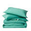 Ensemble de housse de couette turquoise - 3 pièces - Double-130765248-130765255