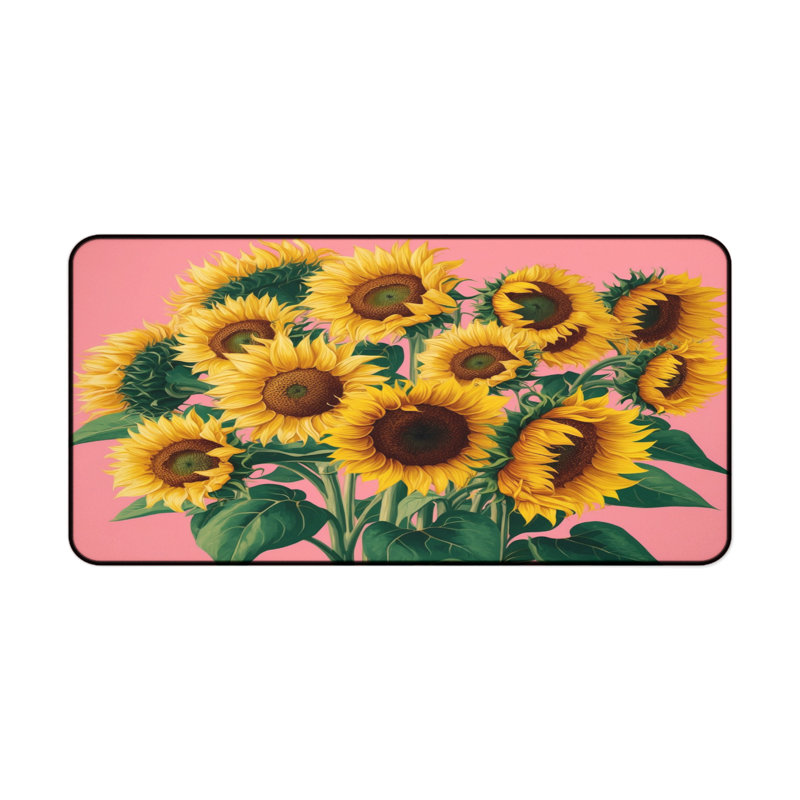 Polyester Desk Pad, 14.4x12.1