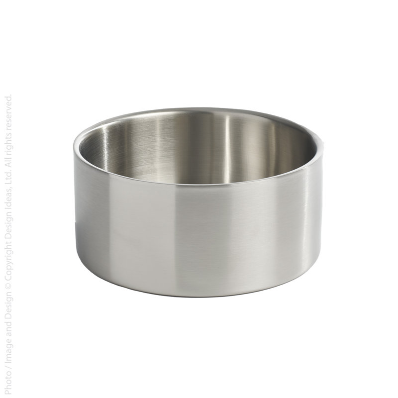 Crosby bowl-10 dia-stainless, 7.90"