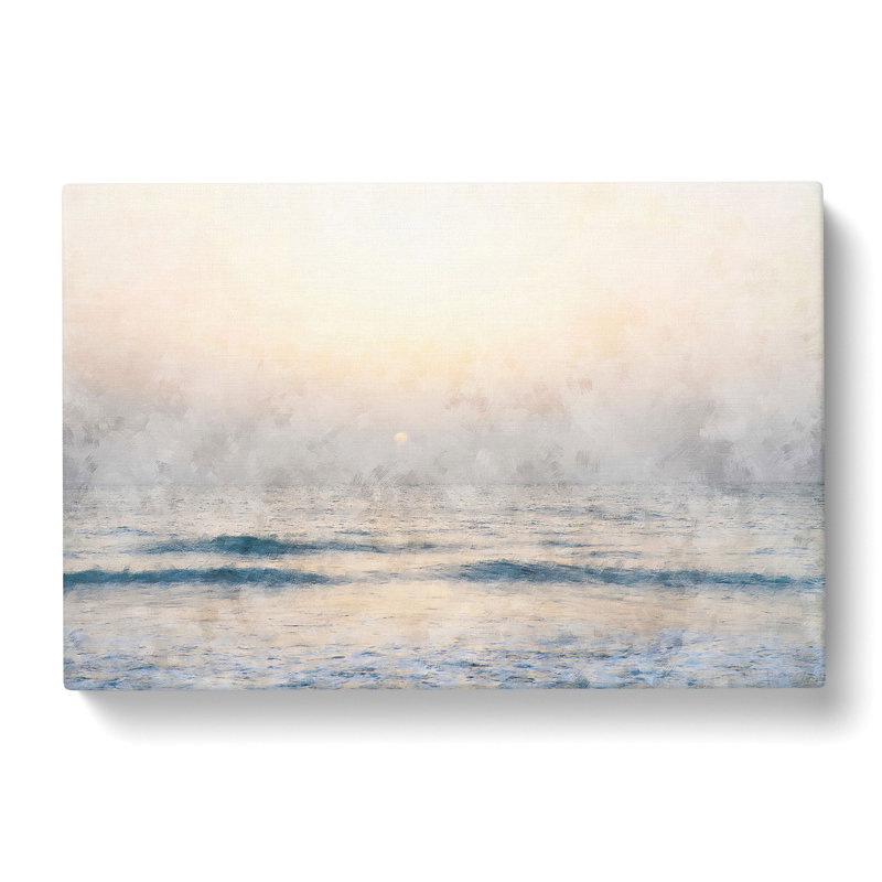 Calm Sea Painting - Wrapped Canvas, 40cm H x 60cm W x 3cm D