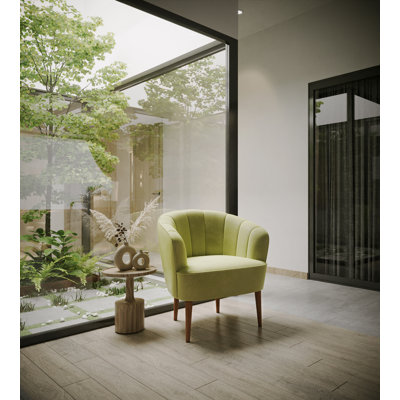 Ansley Upholstered Barrel Chair