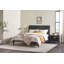 Ensemble de chambre à coucher avec lit plateforme et tables de chevet Boshell
