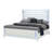White King Bed With Led